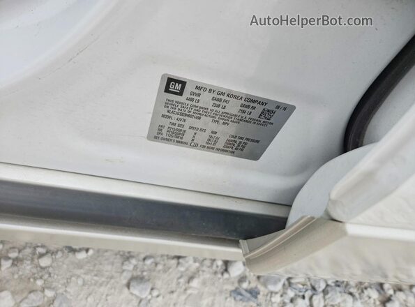 KL4CJGSB3HB021498 2017 BUICK ENCORE White VIN sticker view