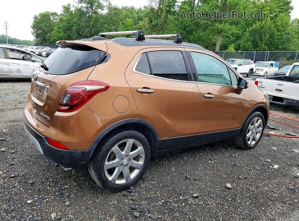 KL4CJGSB4HB016682 2017 BUICK ENCORE Коричневый Задняя правая четверть