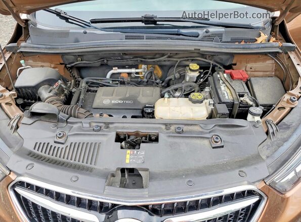 KL4CJGSB4HB016682 2017 BUICK ENCORE Коричневый Вид подкапотного пространства