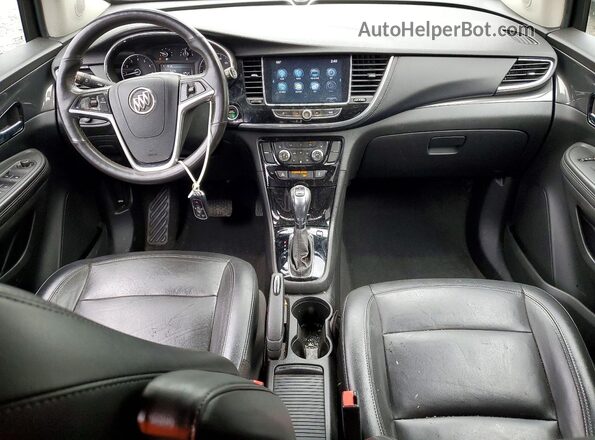 KL4CJGSB4HB016682 2017 BUICK ENCORE Коричневый Вид панели приборов