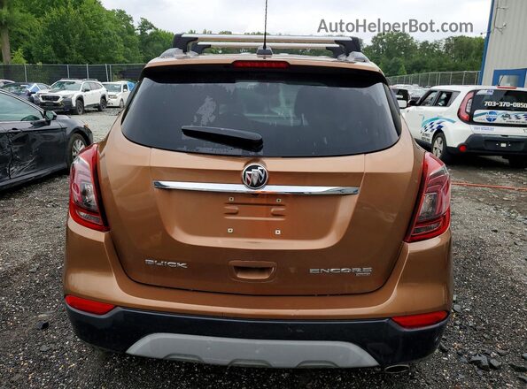 KL4CJGSB4HB016682 2017 BUICK ENCORE Коричневый Вид сзади
