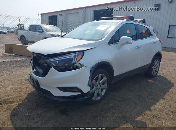 KL4CJGSB7HB027465 2017 BUICK ENCORE White წინა მარცხენა ხედი სამი მეოთხედიდან