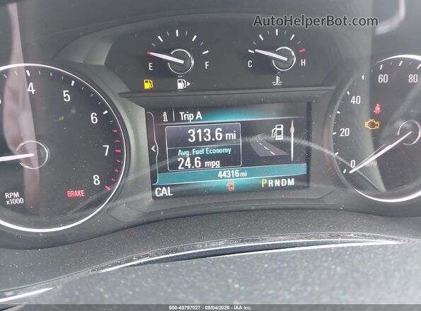 KL4CJGSB7HB027465 2017 BUICK ENCORE White უკანა სავარძლების ხედი