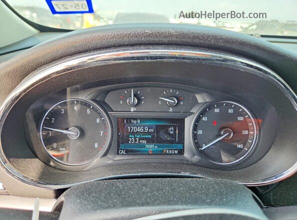 KL4CJGSB7HB157164 2017 BUICK ENCORE Белый Вид щитка приборов
