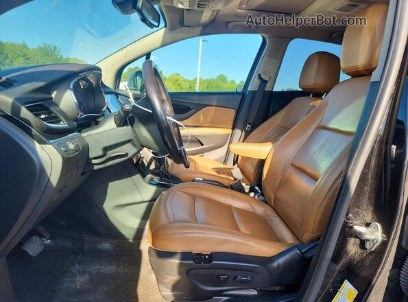 KL4CJGSB7HB211272 2017 BUICK ENCORE Black წინა სალონის ხედი