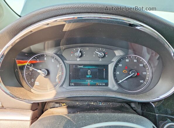 KL4CJGSB8JB642712 2018 BUICK ENCORE Black Instrument cluster view