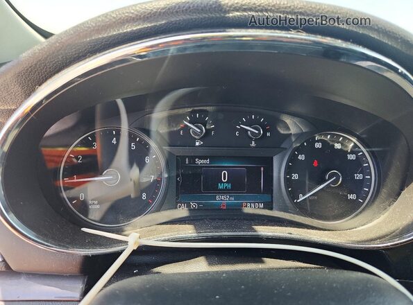 KL4CJGSB8LB059172 2020 BUICK ENCORE White Սարքավորումների վահանակի տեսք