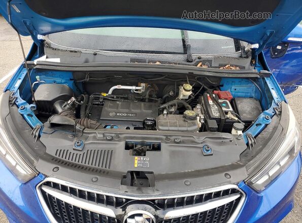 KL4CJGSB9JB532817 2018 BUICK ENCORE Blue ძრავის განყოფილების ხედი