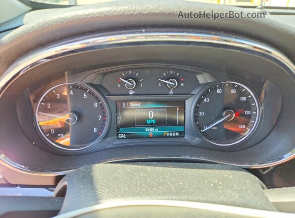 KL4CJGSBXJB574350 2018 BUICK ENCORE Black Вид щитка приладів