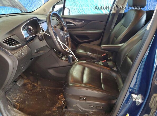 KL4CJGSM0KB940917 2019 BUICK ENCORE Blue Widok wnętrza z przodu