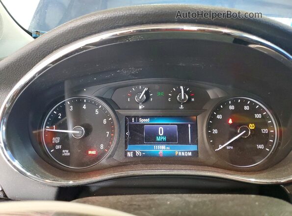 KL4CJGSM0KB940917 2019 BUICK ENCORE Blue Widok zestawu wskaźników