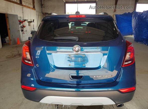 KL4CJGSM0KB940917 2019 BUICK ENCORE Blue Widok z tyłu