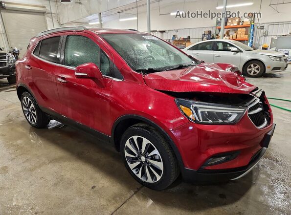 KL4CJGSM1KB759261 2019 BUICK ENCORE Maroon წინა მარჯვენა