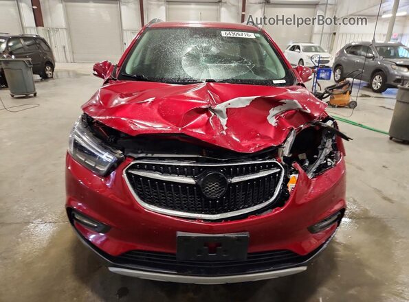 KL4CJGSM1KB759261 2019 BUICK ENCORE Maroon წინა ხედი