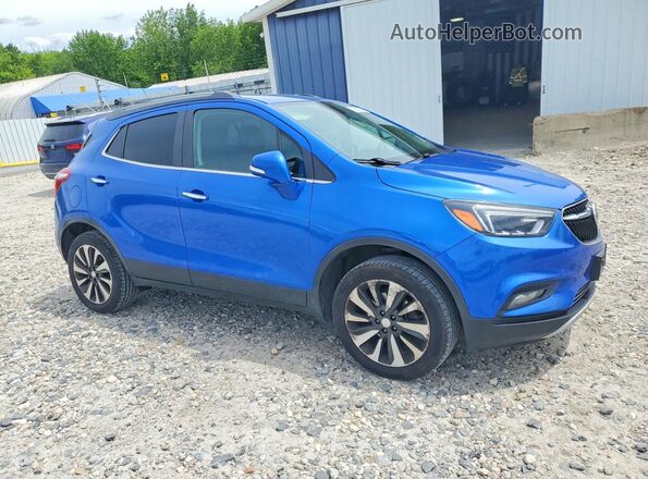 KL4CJGSM4HB044287 2017 BUICK ENCORE Синий Передняя правая четверть