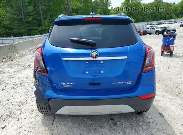 KL4CJGSM4HB044287 2017 BUICK ENCORE Синий Вид сзади