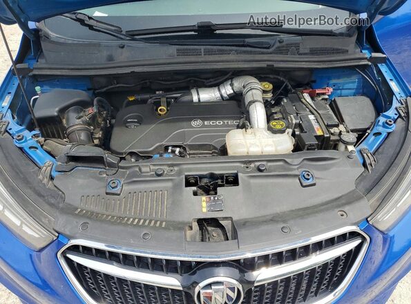 KL4CJGSM4HB044287 2017 BUICK ENCORE Синий Вид подкапотного пространства
