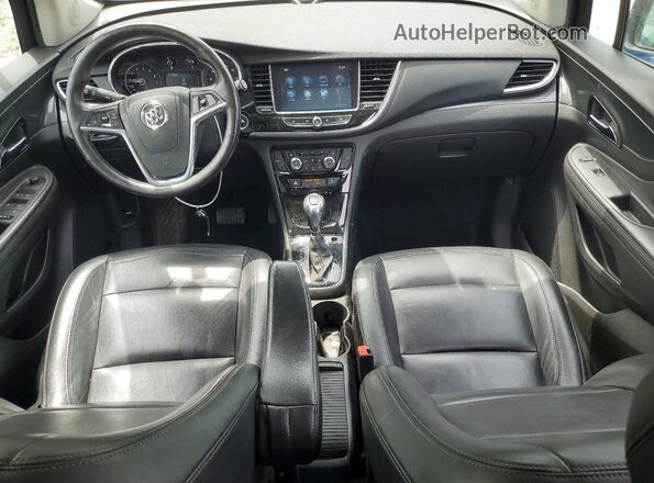 KL4CJGSM4HB044287 2017 BUICK ENCORE Синий Вид панели приборов