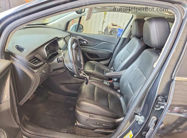 KL4CJHSB4JB507409 2018 BUICK ENCORE Black წინა სალონის ხედი