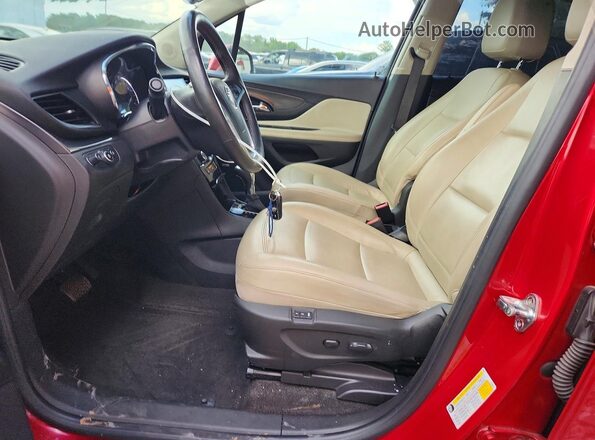 KL4CJHSB9HB031989 2017 BUICK ENCORE Red წინა სალონის ხედი