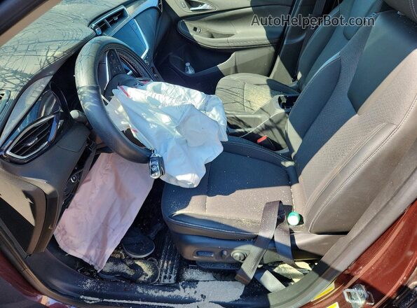 KL4MMBS21PB099887 2023 BUICK ENCORE Maroon Front interior view