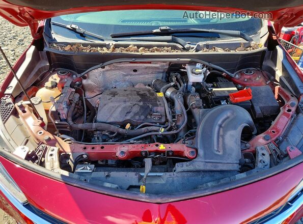 KL4MMBS22LB115458 2020 BUICK ENCORE Red ძრავის განყოფილების ხედი