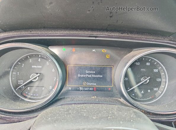 KL4MMBS23LB113637 2020 BUICK ENCORE White Սարքավորումների վահանակի տեսք