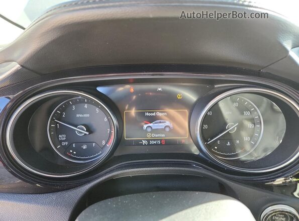 KL4MMBS23NB114774 2022 BUICK ENCORE Gray Вид щитка приладів