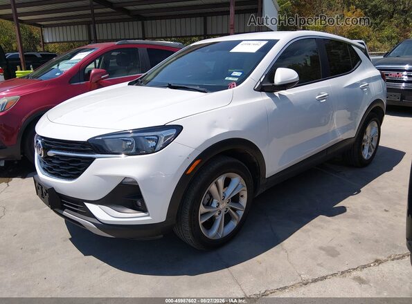 KL4MMBS25MB072087 2021 BUICK ENCORE White Передня ліва чверть