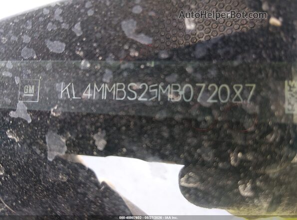 KL4MMBS25MB072087 2021 BUICK ENCORE White Вид підкапотного простору