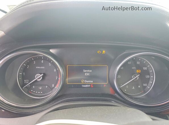 KL4MMBS26LB084165 2020 BUICK ENCORE White Instrument cluster view