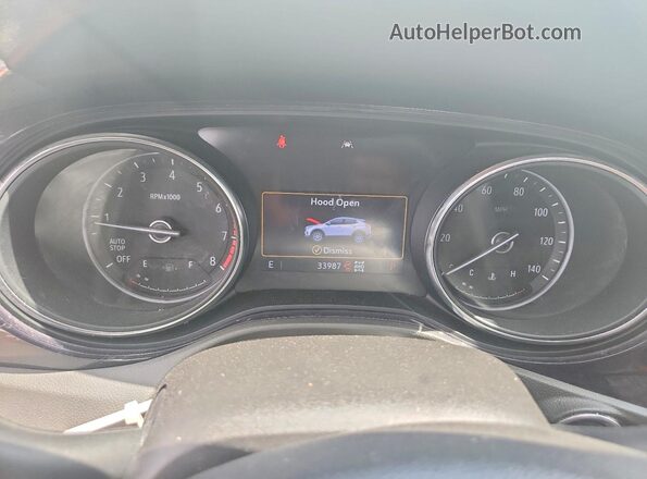 KL4MMCSL0LB097539 2020 BUICK ENCORE Белый Вид щитка приборов