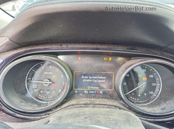 KL4MMCSL3MB080252 2021 BUICK ENCORE Black Вид щитка приладів