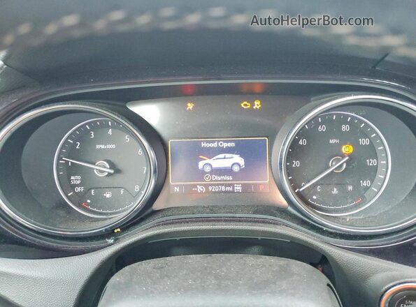 KL4MMCSL4LB126461 2020 BUICK ENCORE Black Instrument cluster view