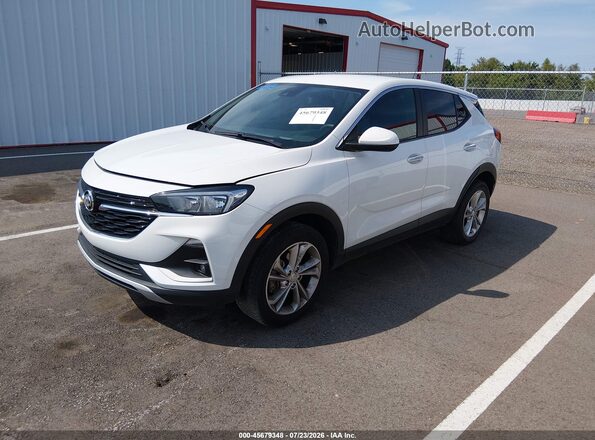 KL4MMCSL5PB143291 2023 BUICK ENCORE White Առջևի ձախ երեք քառորդ տեսարան