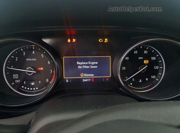 KL4MMDS20NB104795 2022 BUICK ENCORE Белый Вид щитка приборов