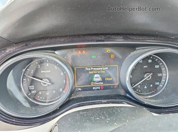 KL4MMDS21MB154510 2021 BUICK ENCORE Black Вид щитка приладів