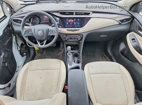 KL4MMDS22PB147148 2023 BUICK ENCORE White Առջևի վահանակի տեսք