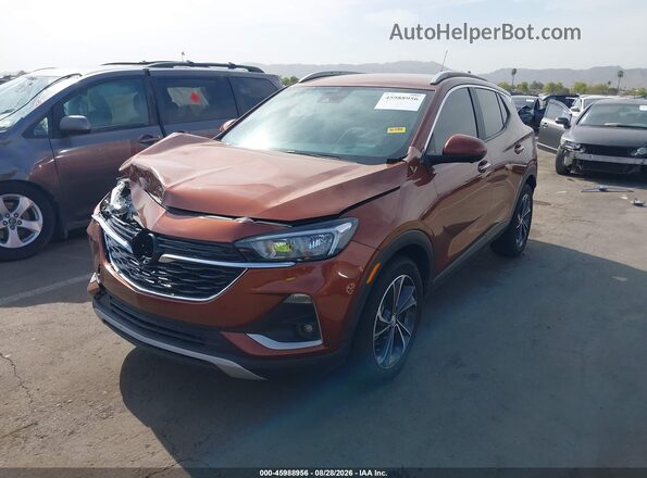 KL4MMDS25MB037724 2021 BUICK ENCORE Orange Przód lewy