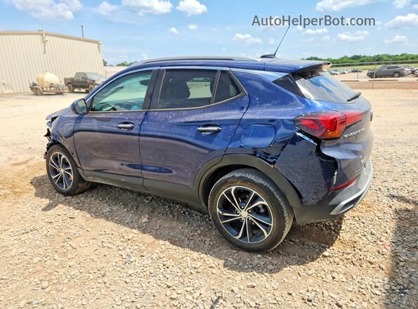 KL4MMDS26NB141141 2022 BUICK ENCORE Blue Trasero izquierdo