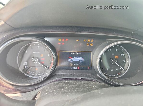 KL4MMDS29NB072736 2022 BUICK ENCORE Gray Սարքավորումների վահանակի տեսք