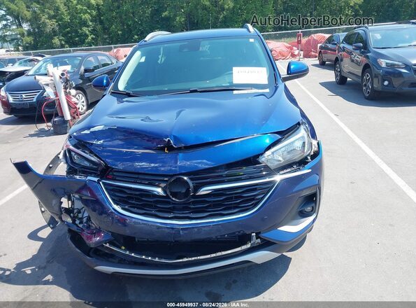 KL4MMDS2XPB087989 2023 BUICK ENCORE Blue Instrument cluster view