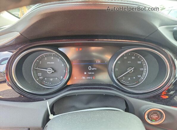 KL4MMDSL2MB125896 2021 BUICK ENCORE White Widok zestawu wskaźników