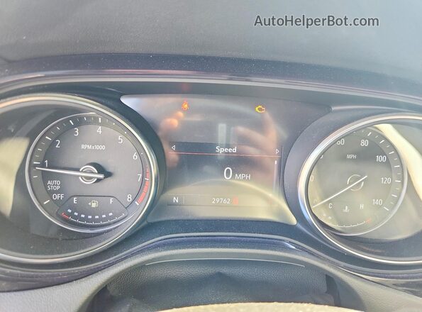 KL4MMDSL2PB161611 2023 BUICK ENCORE Burgundy Instrument cluster view