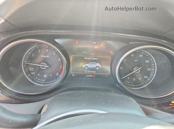 KL4MMDSL3MB143744 2021 BUICK ENCORE Red Вид щитка приладів