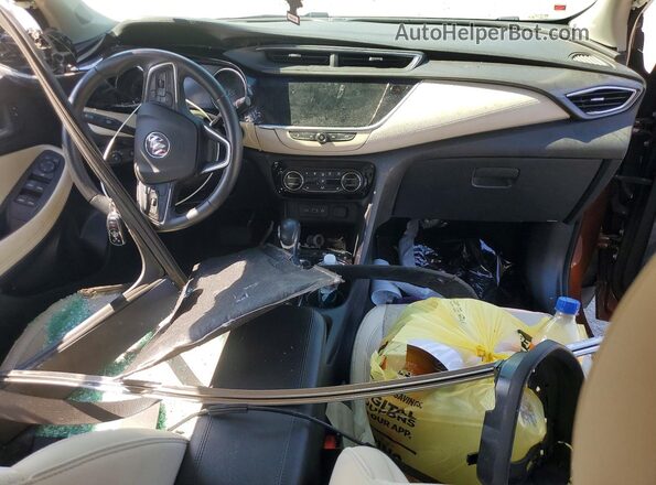 KL4MMDSL4LB118303 2020 BUICK ENCORE Оранжевый Вид панели приборов