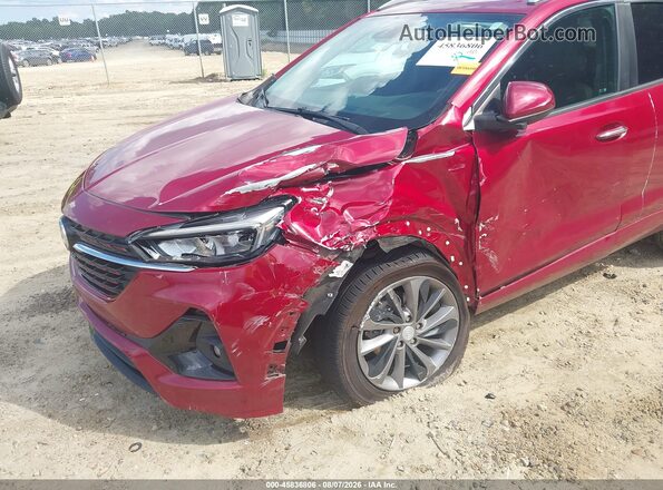 KL4MMDSL5MB060042 2021 BUICK ENCORE Red Front view