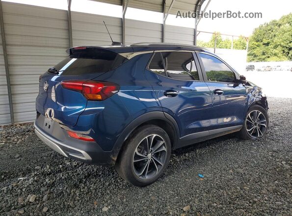 KL4MMDSL5MB128923 2021 BUICK ENCORE Синий Задняя правая четверть