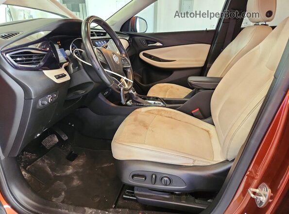 KL4MMDSL7LB093431 2020 BUICK ENCORE Orange Widok wnętrza z przodu