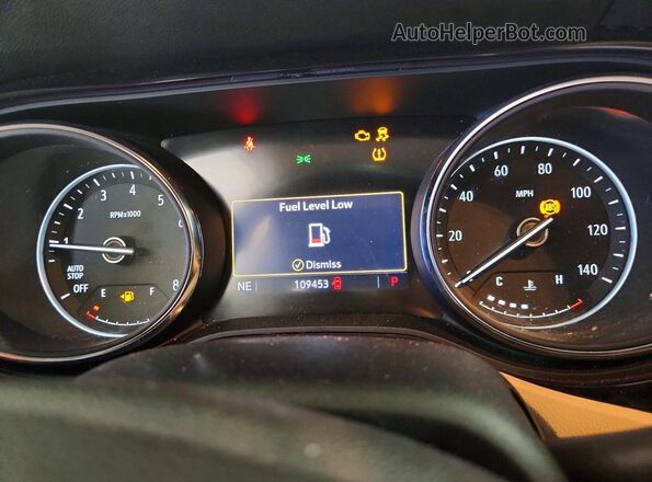 KL4MMDSL7LB093431 2020 BUICK ENCORE Orange Widok zestawu wskaźników